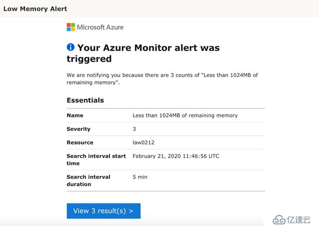 Azure Monitor监控系统的内存使用率方法