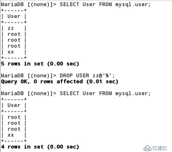 linux 笔记3-8 mysql