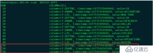 Goldengate抽取ORACLE  数据 到 Hbase