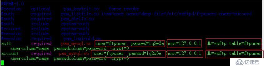 mysql实现vsftp虚拟用户访问