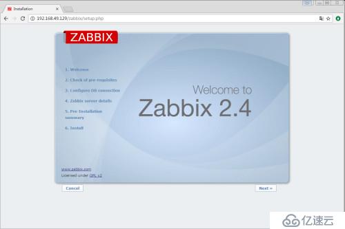 CentOS 6.5上安装Zabbix 2.4.8