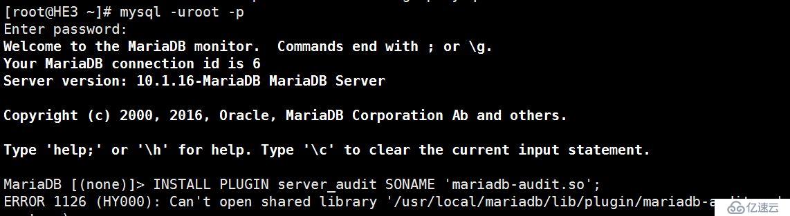 MariaDB10.1中如何开启审计日志