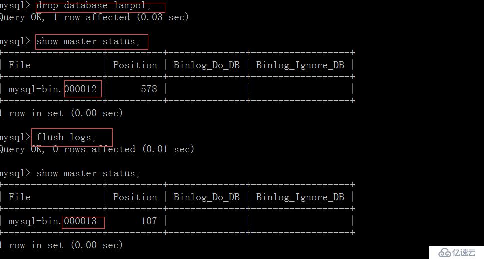 MySQL 数据恢复 全备份恢复以及增量恢复 （以手残删库为例）