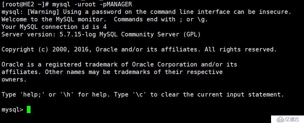 1分钟完成MySQL5.7安装部署