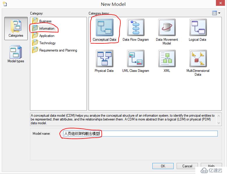 使用PowerDesigner生成CDM、PDM和SQL