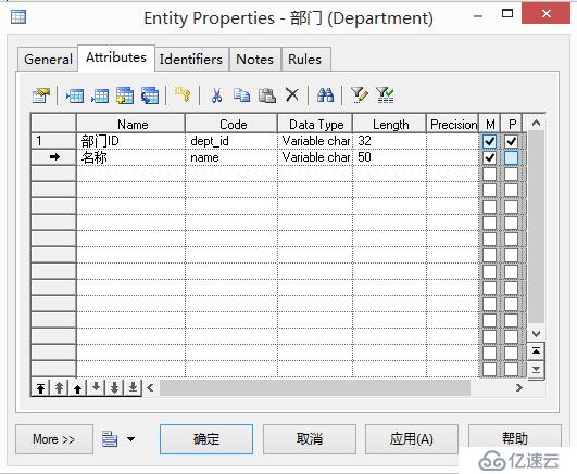 使用PowerDesigner生成CDM、PDM和SQL