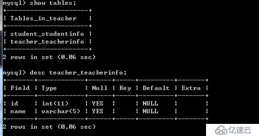 mysql之DDL操作--数据表