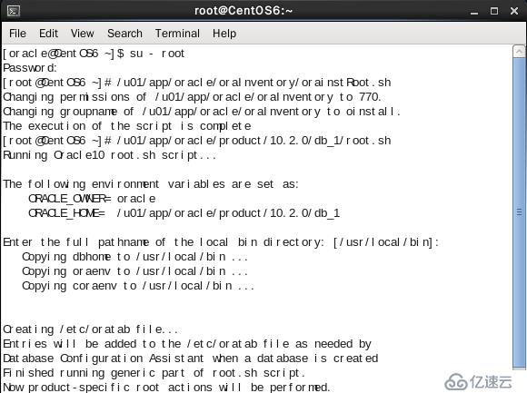 centos6.6_X64安装oracle10G