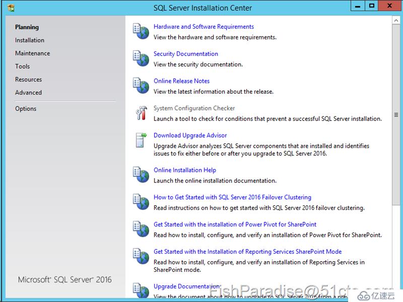 SQL Server 2016正式版安裝（超多圖）