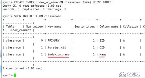 linux下mysql数据库模型, 管理表和索引相关要义介绍