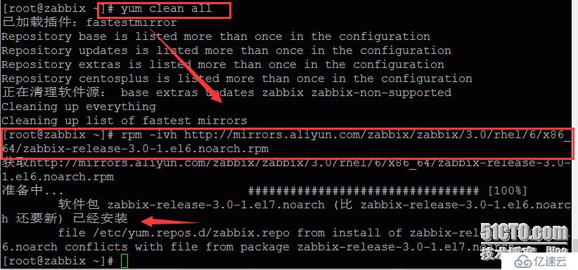 zabbix server3.0在centos 7上安装（监控本机）