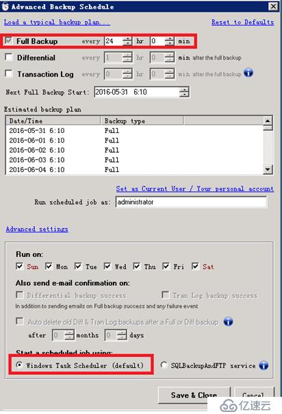 SQL Server数据库备份及上传