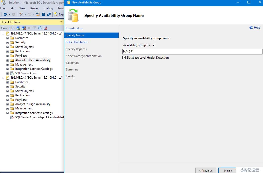 SQL Server 2016 Failover Cluster+ ALwaysOn(三)