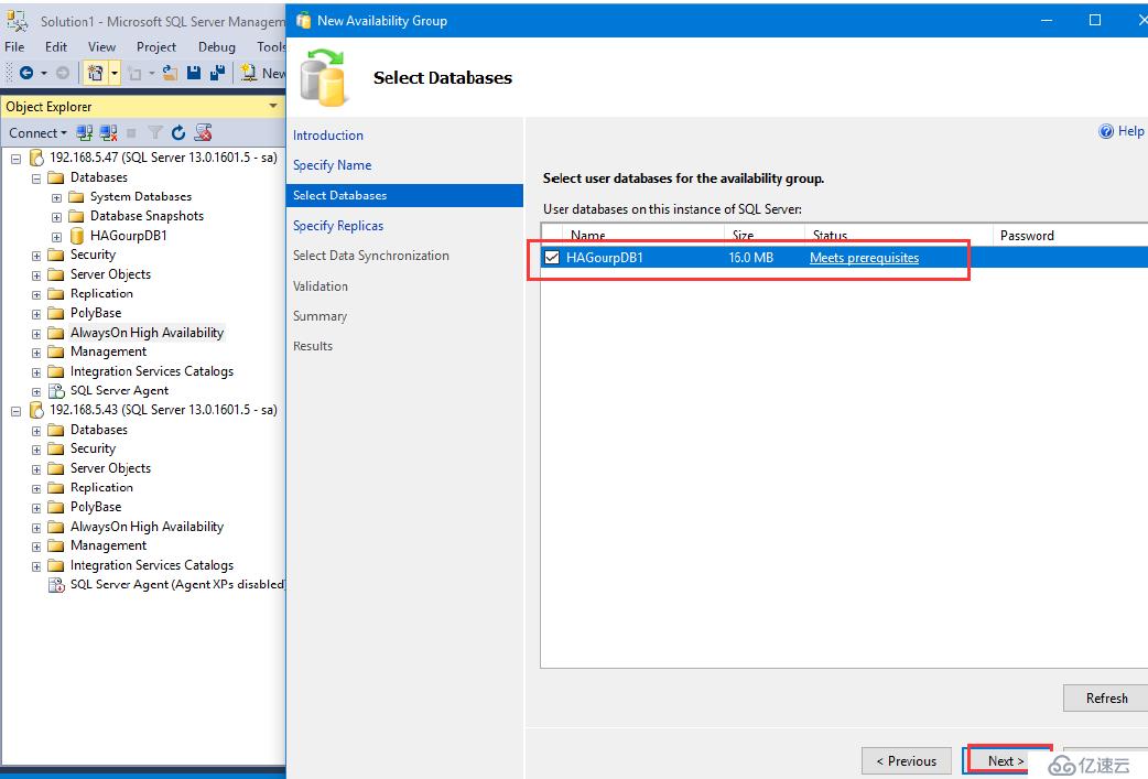 SQL Server 2016 Failover Cluster+ ALwaysOn(三)