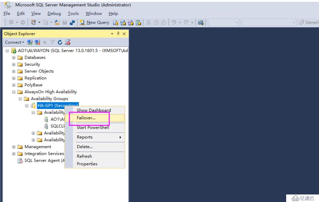 SQL Server 2016 Failover Cluster+ ALwaysOn(三)