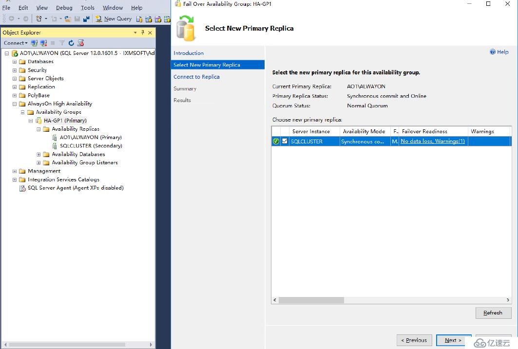 SQL Server 2016 Failover Cluster+ ALwaysOn(三)