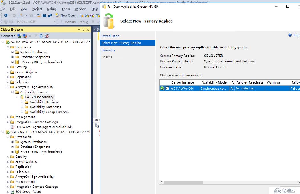 SQL Server 2016 Failover Cluster+ ALwaysOn(三)