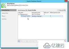 VEEAM9.5 Oracle 11g Windows 备份还原手册