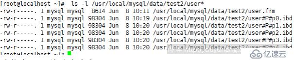 MySql之分區(qū)分表