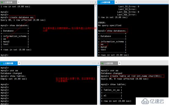 mysql数据库多种备份及读写分离搭建