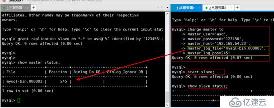 mysql数据库多种备份及读写分离搭建