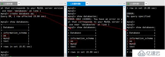 mysql数据库多种备份及读写分离搭建