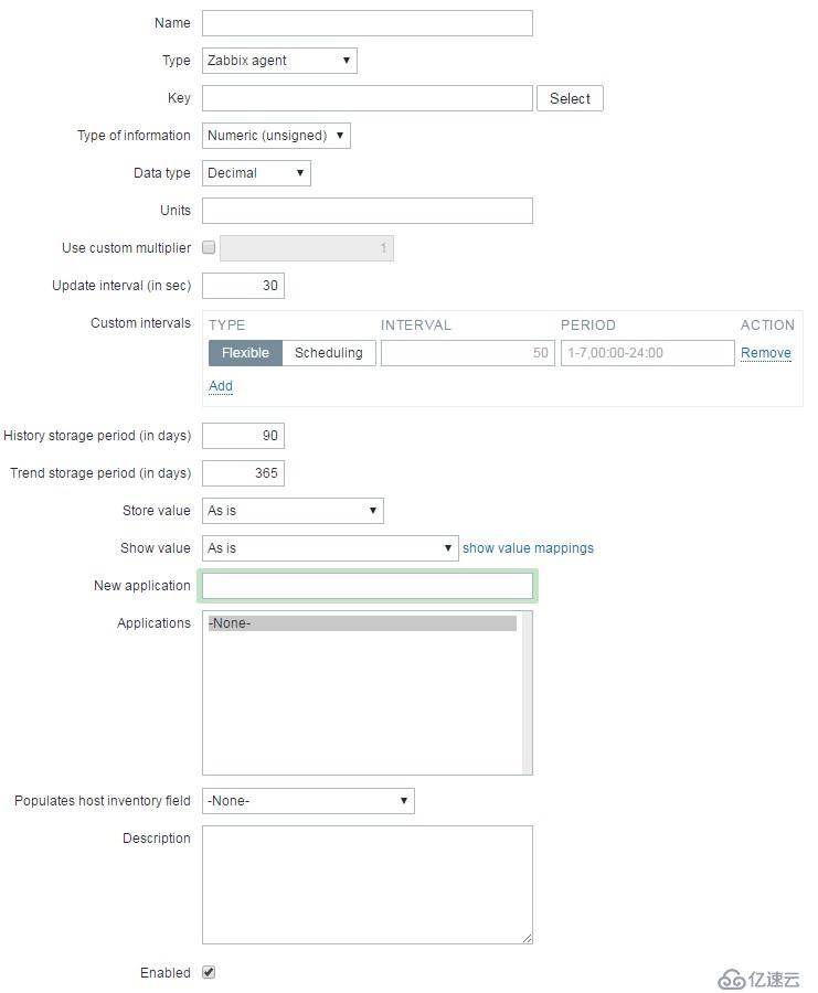 深入浅出Zabbix 3.0 -- 第六章 监控项配置与管理