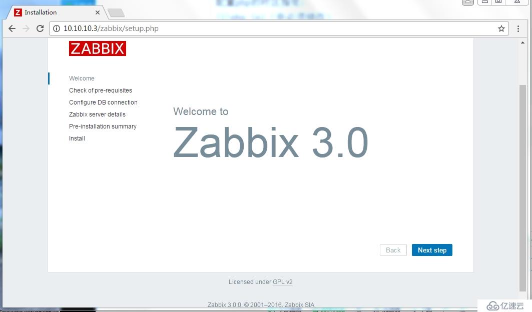 一次在CentOS7上安装部署Zabbix3.0版本及快速进行基本配置的实例