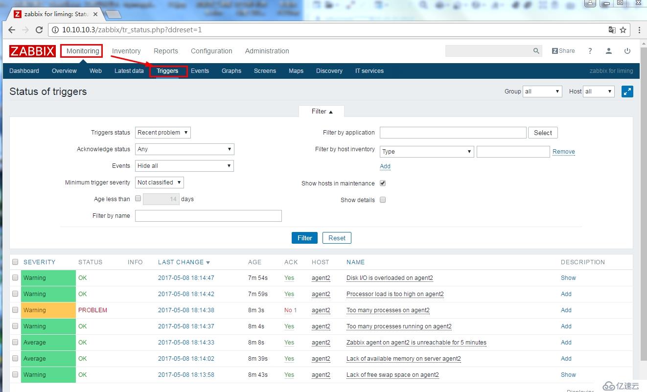 一次在CentOS7上安装部署Zabbix3.0版本及快速进行基本配置的实例