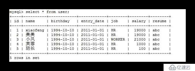 快速了解MySQL的一些基本知识