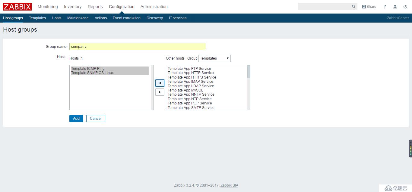 Centos7.2下搭建Zabbix3.2（简）