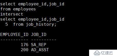  SQL基础之使用集合运算符进行多表查询（十二）