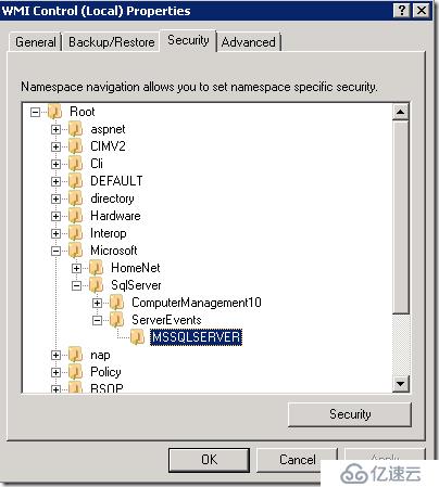 访问SQL Server WMI对象