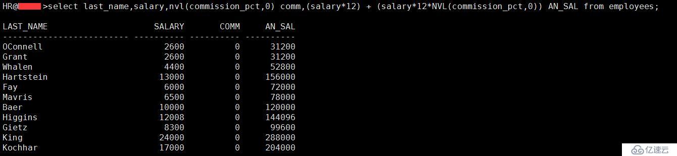 SQL 基础之转换函数和条件表达式（八）