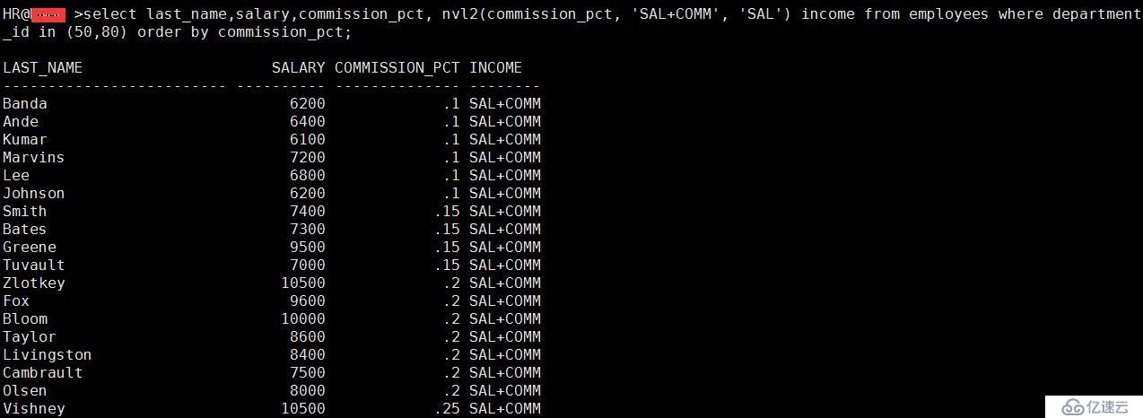 SQL 基础之转换函数和条件表达式（八）