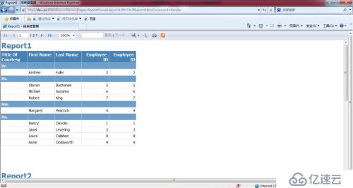 Sql Server Report Service 使用简单说明