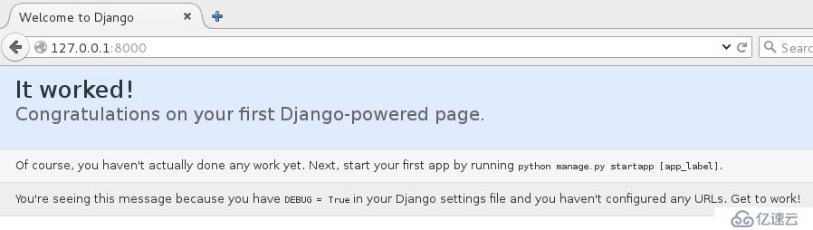 Django学习 第一节 基础环境配置