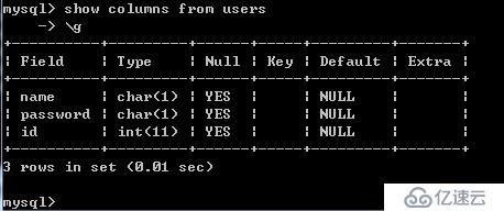 mysql基础知识学习