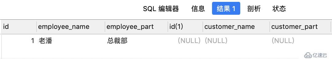 数据库左连接、右连接、全联接、左外、右外、全外