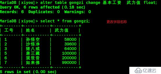 Linux系统下mariadb数据库的基本操作