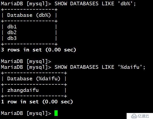 MySQL常用语句