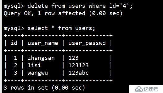 MySQL日常命令