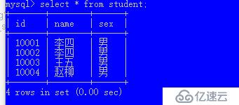 管理Mysql数据库的几个常用简单命令