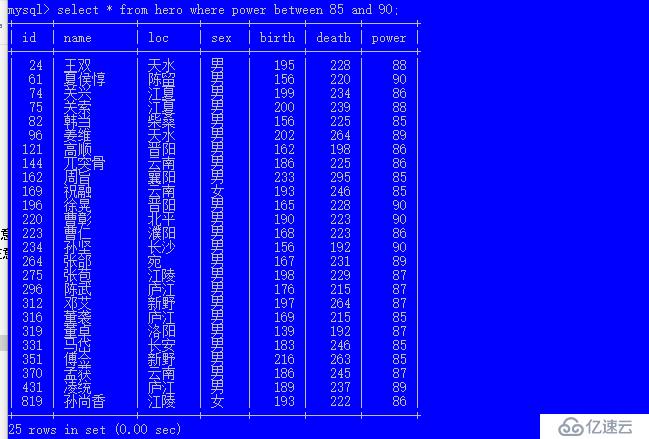 管理Mysql数据库的几个常用简单命令