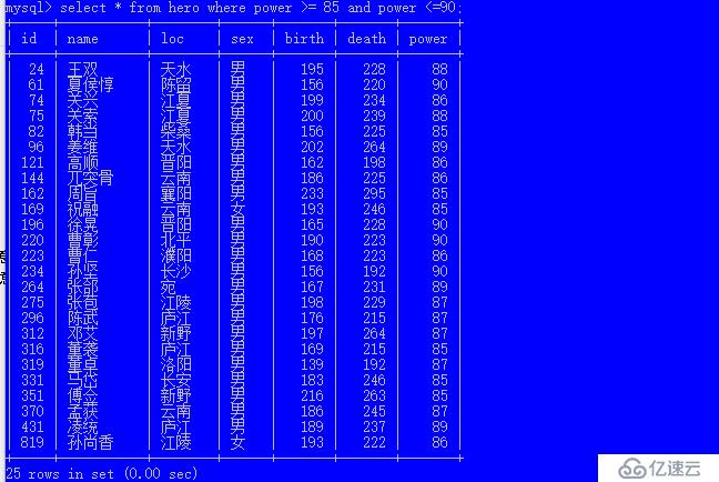 管理Mysql数据库的几个常用简单命令