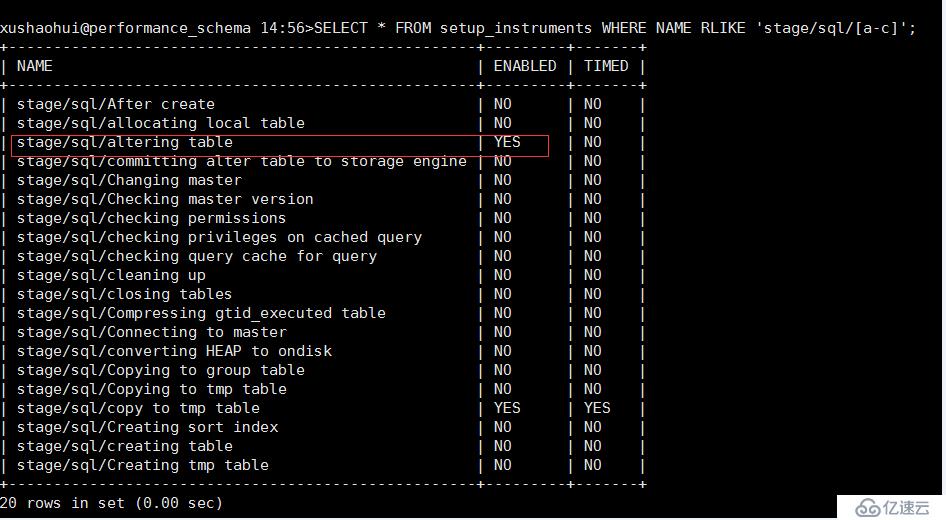 mysql 5.7中使用Stage Tracking功能跟踪DDL进度