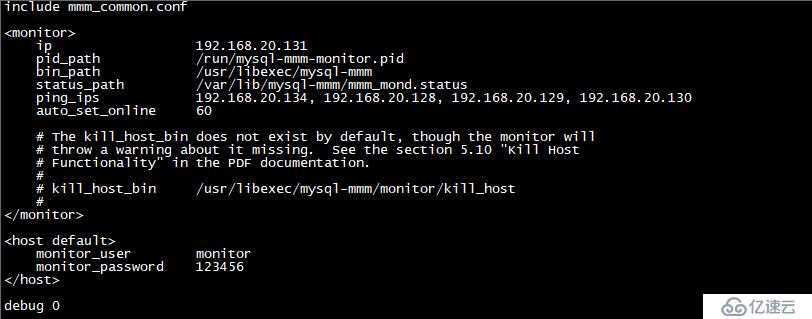 MySQL+MMM 高可用集群部署（二）