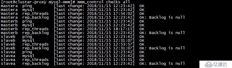 MySQL+MMM 高可用集群部署（二）