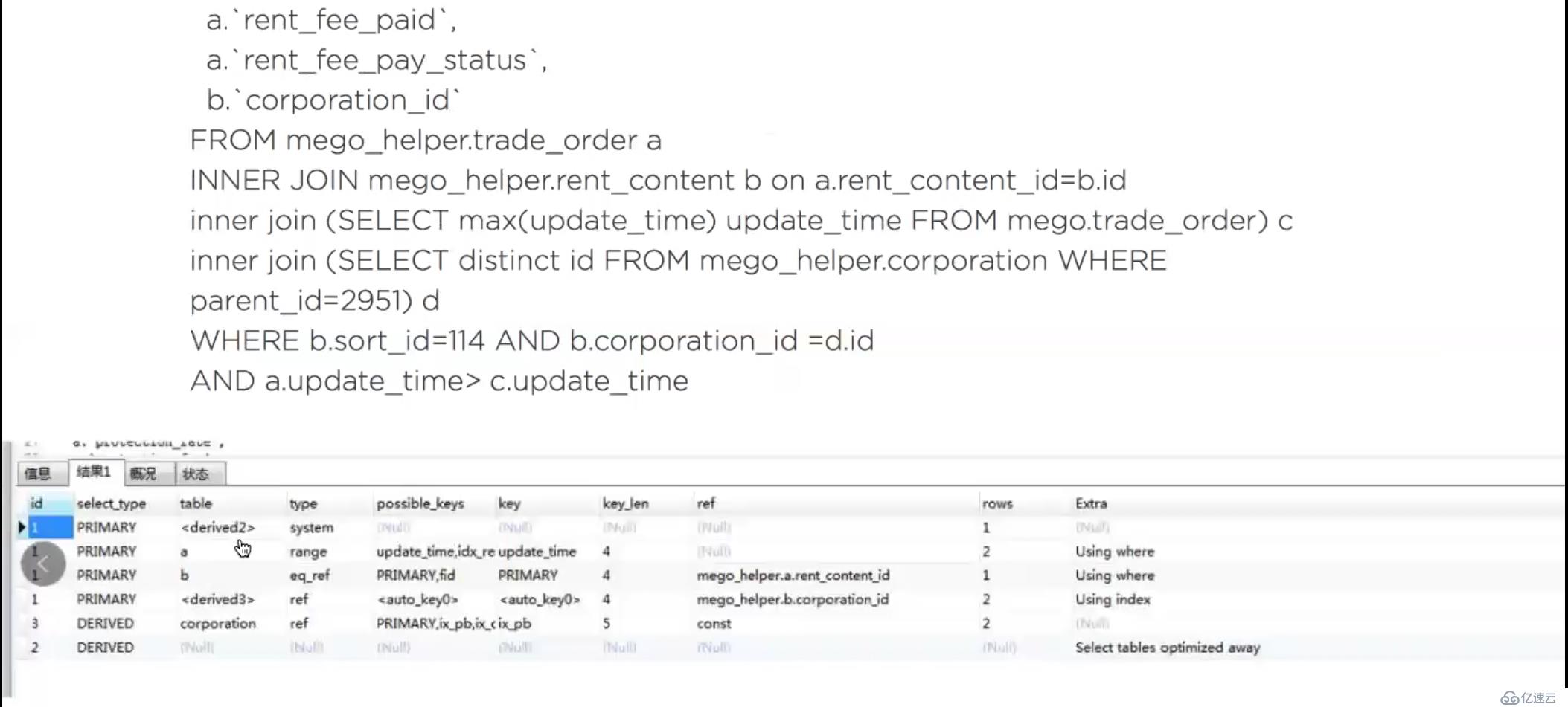 Case：MySQL Federated存储引擎引起的慢SQL优化