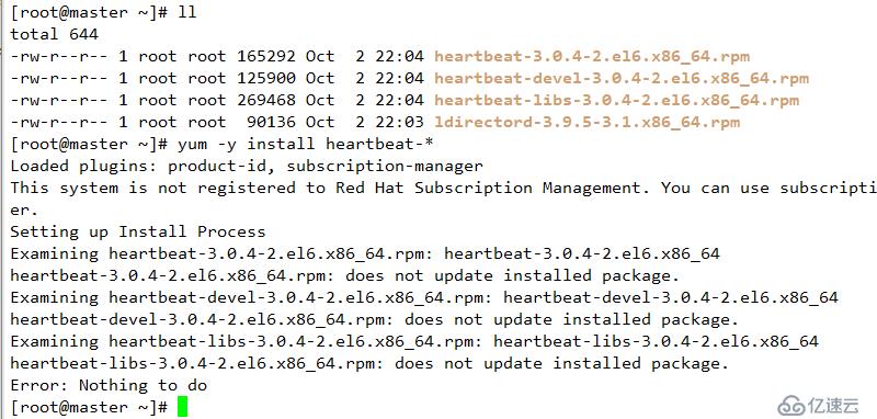 redhat6.5 heartheartbeat+drbd+mysql主库热备